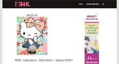 Desktop Screenshot of mundohellokitty.com