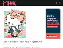 Tablet Screenshot of mundohellokitty.com